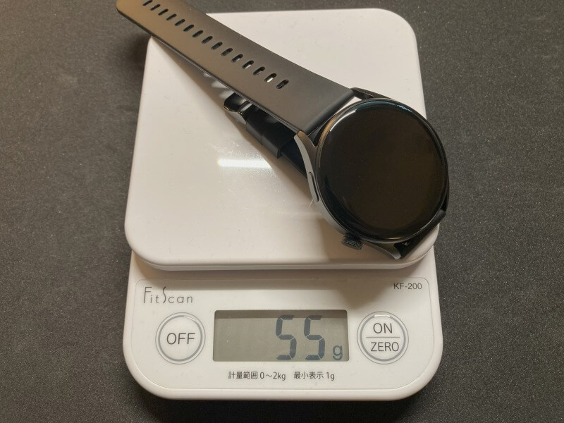 Watch 4の実際の重さを測定