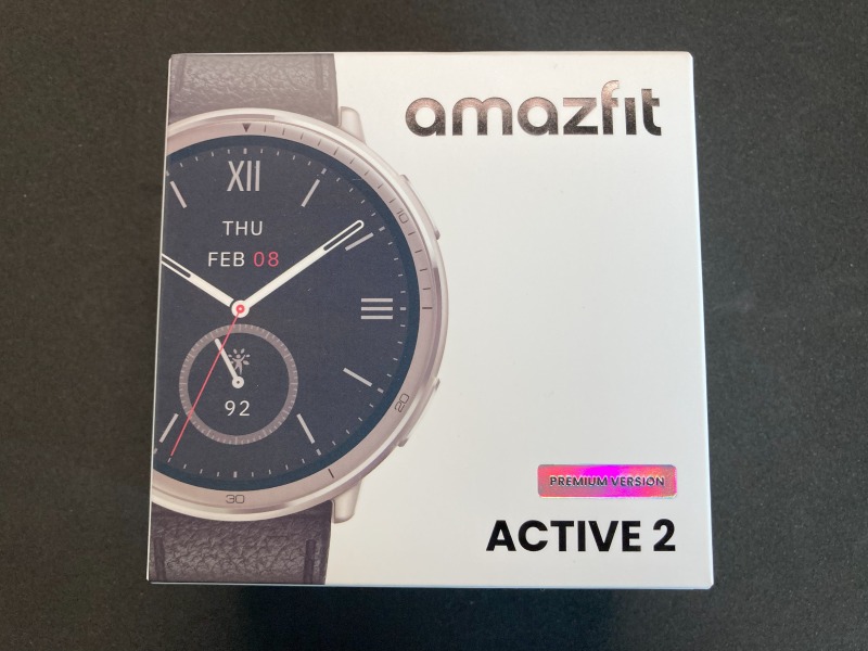 amazfit active2の梱包状態