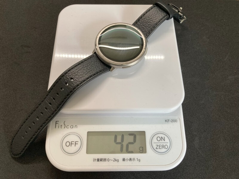 Amazfit Active2の実際の重さ