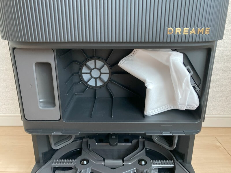 dreamebot-x30ultra ベースステーションのダストボックス