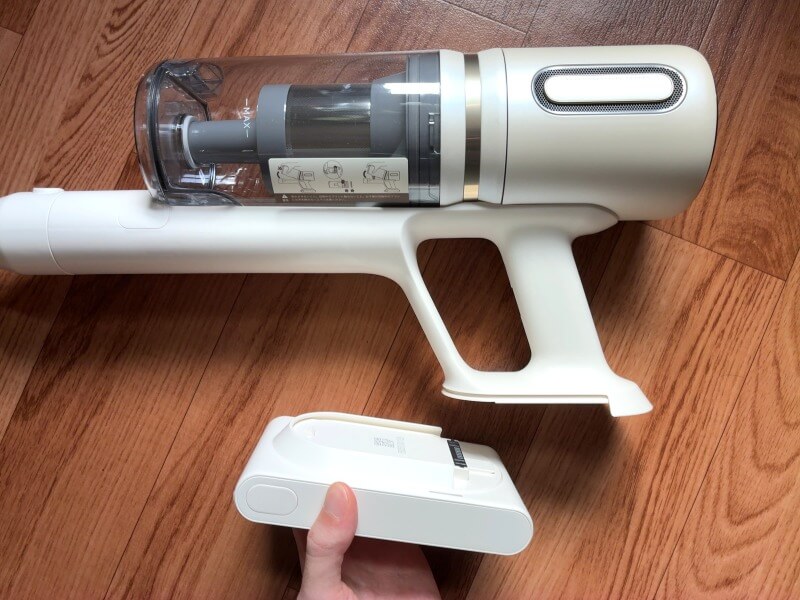 X1 Slimのバッテリー着脱