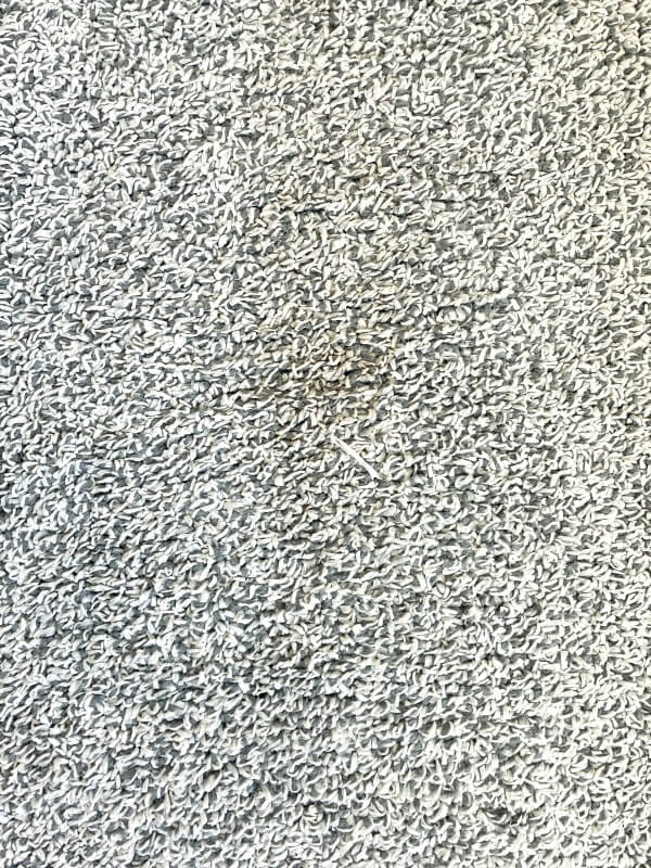 X1 Slimの吸引力テスト２（カーペットにコーヒー粉）の結果