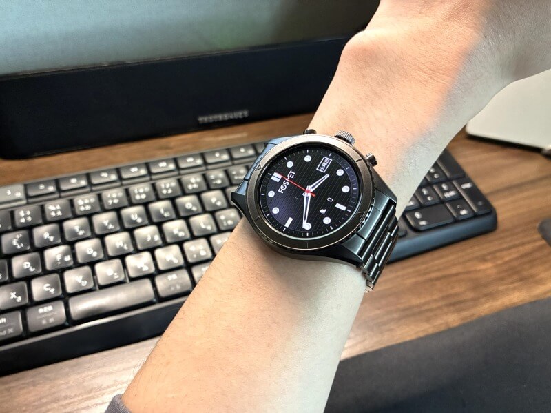 FOSMET R1 を装着している様子