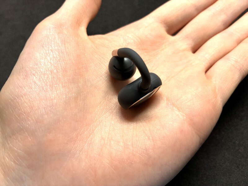 soundpeats clip1のサイズ感