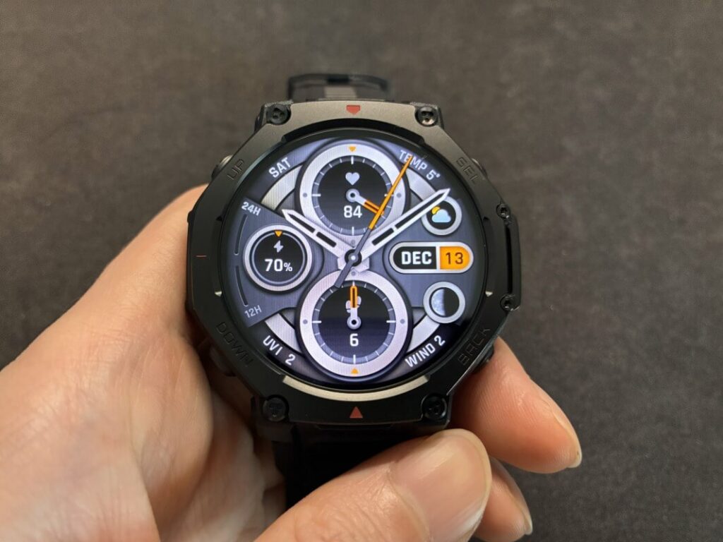 T-Rex 3 Proのウォッチフェイス3