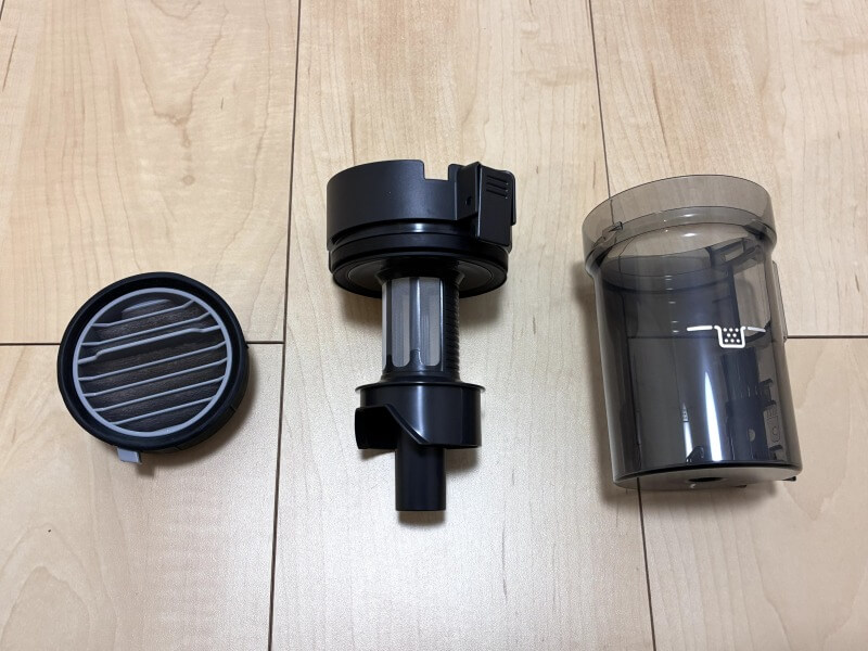 MC-SB55Kのダストカップ容量