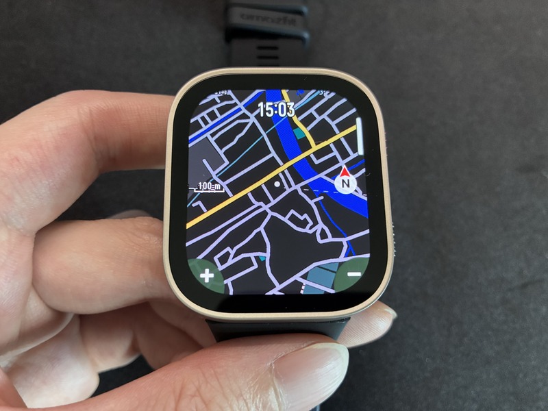 amazfit bip max オフラインマップ
