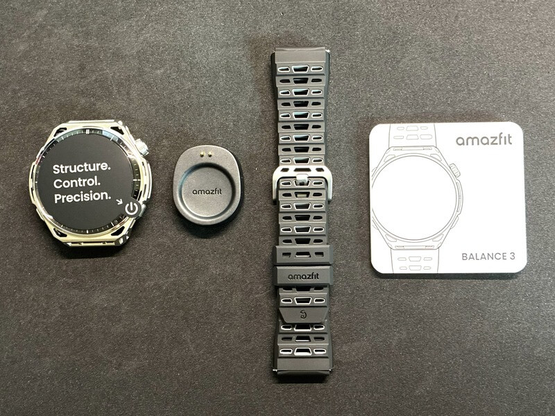 Amazfit Balance 3の同梱付属品