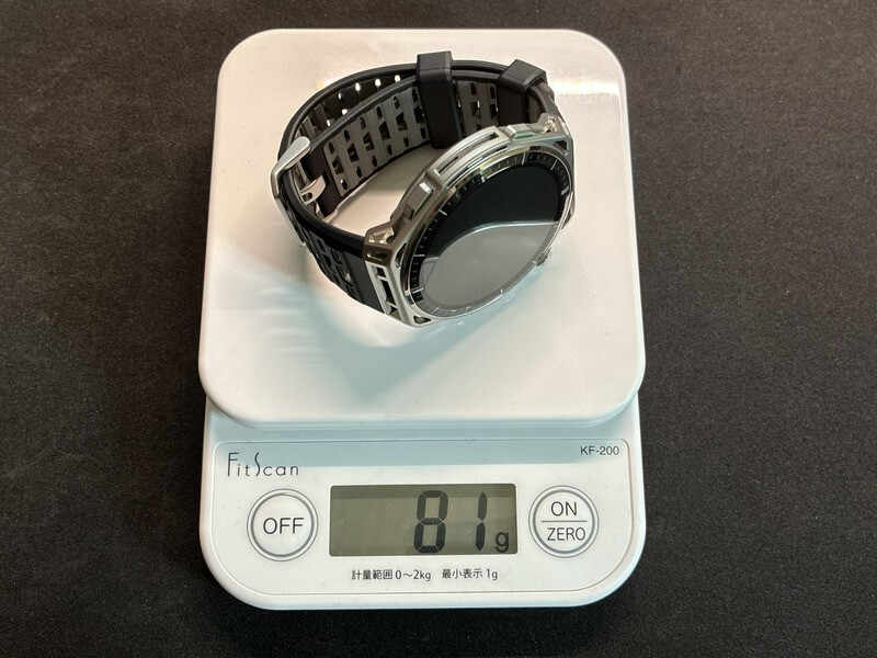 Amazfit Balance 3の実際の重さ
