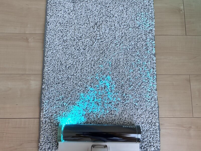 Dreame s1 Lite カーペットテストの結果
